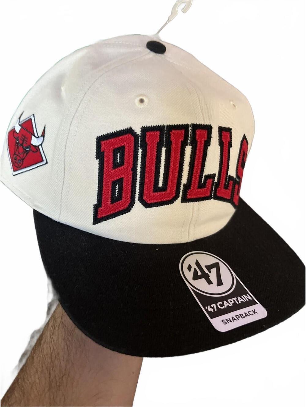NBA Chicago Bulls Cap 47 Wool Blend Natural Washed